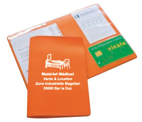 Médical: Pochette garde ordonnance personnalisé pochette