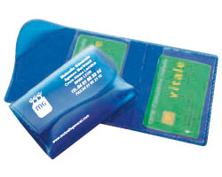 Porte carte vitale vague - ref. 365 - Dim. 10,6 x 21,3 cm - Mutuelles -  Santé - Porte carte, étui, pochette
